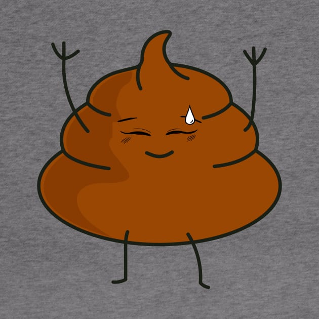 Funny Poop Design by Haministic Harmony